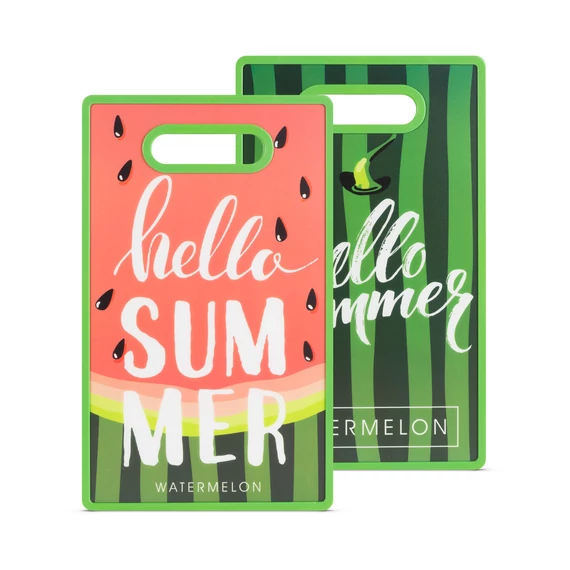 Scândură de tăiat - 2 dimensiuni - 37 x 23 cm /Hello summer