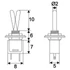 Imagine 2/2 - Intrerupatoare cu brat 1 circuit 1A-250V OFF-ON