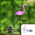 Imagine 1/4 - Lampă solară LED - flamingo roz - 52 x 19 x 6 cm - 1 buc