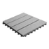 Imagine 2/2 - Podea WPC - 4 lamele - 30 x 30 cm - gri, model lemn - 11 buc / pachet