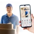 Imagine 2/5 - Set sonerie video Smart Wi-Fi - alimentat cu baterie - MicroSD, FHD, PIR - alb
